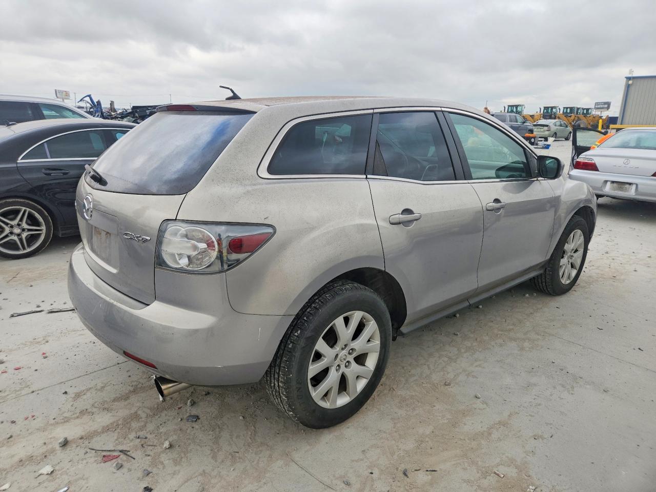 2008 Mazda Cx-7 Silver vin: JM3ER29L480204890