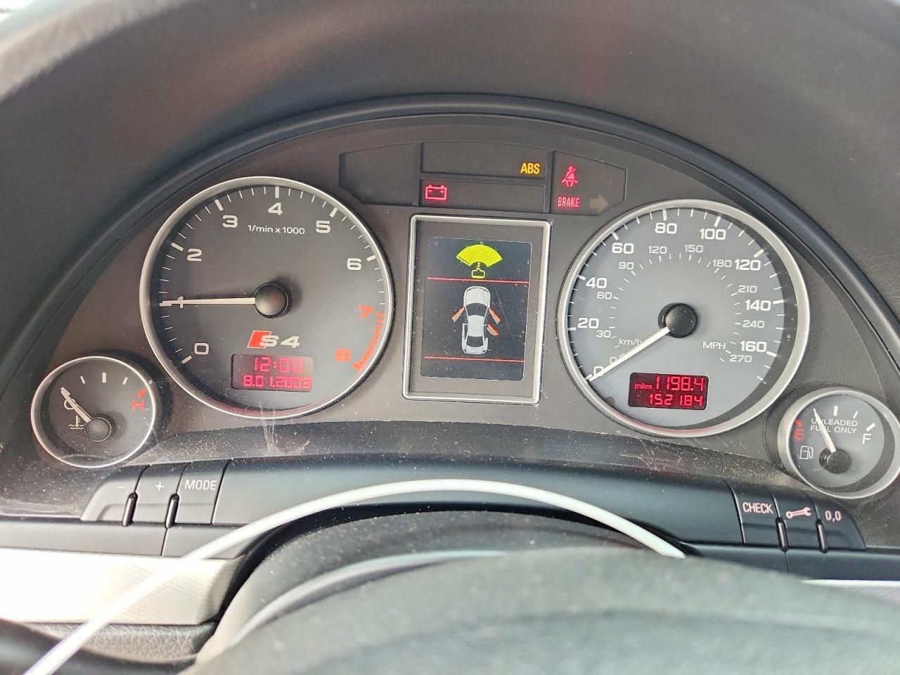 2005 Audi S4 Silver vin: WAUPL68E25A020371