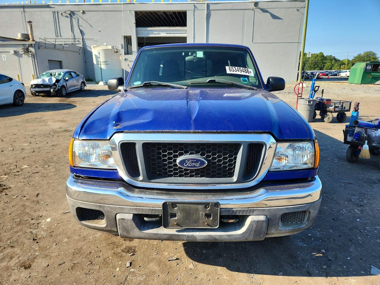 2004 Ford Ranger Super Cab Blue vin: 1FTYR15E04TA05495