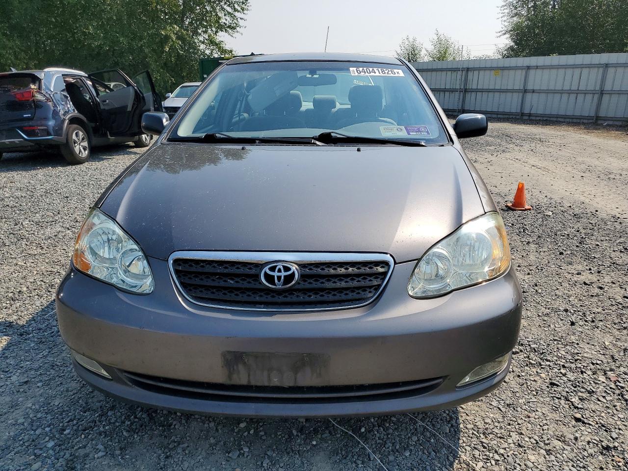 2008 Toyota Corolla Ce Gray vin: 1NXBR32E18Z983604