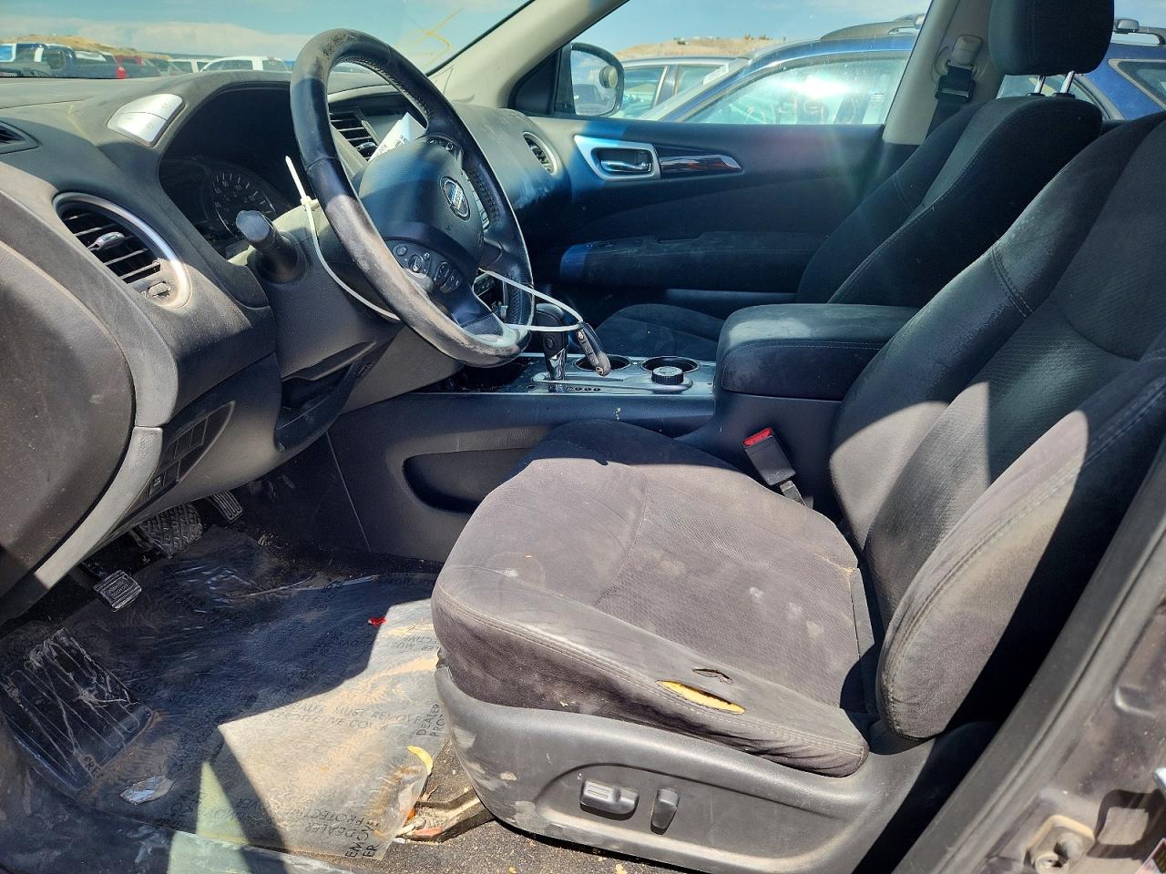 2014 Nissan Pathfinder S Gray vin: 5N1AR2MMXEC693521