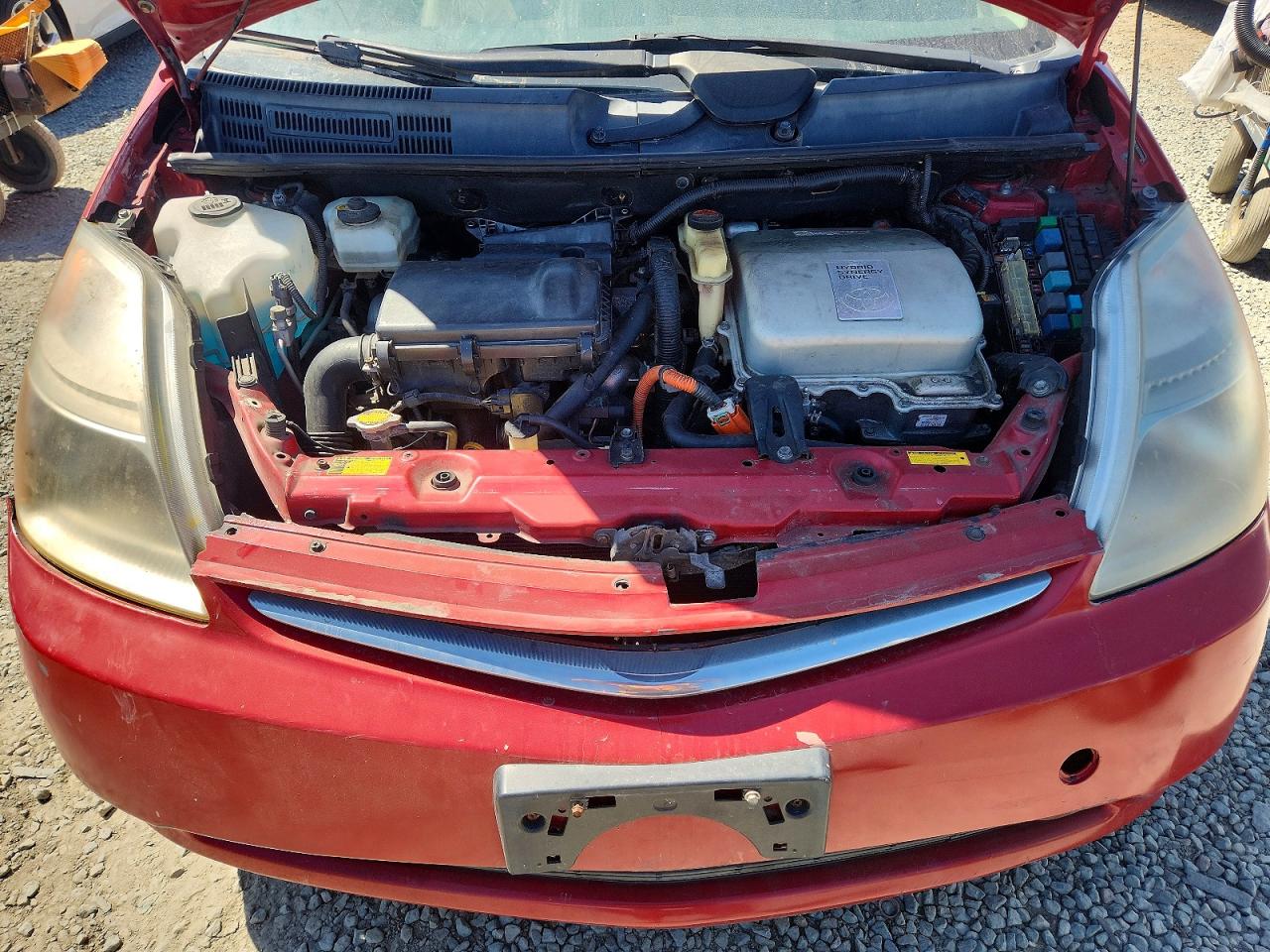 2009 Toyota Prius Base Red vin: JTDKB20U397849884