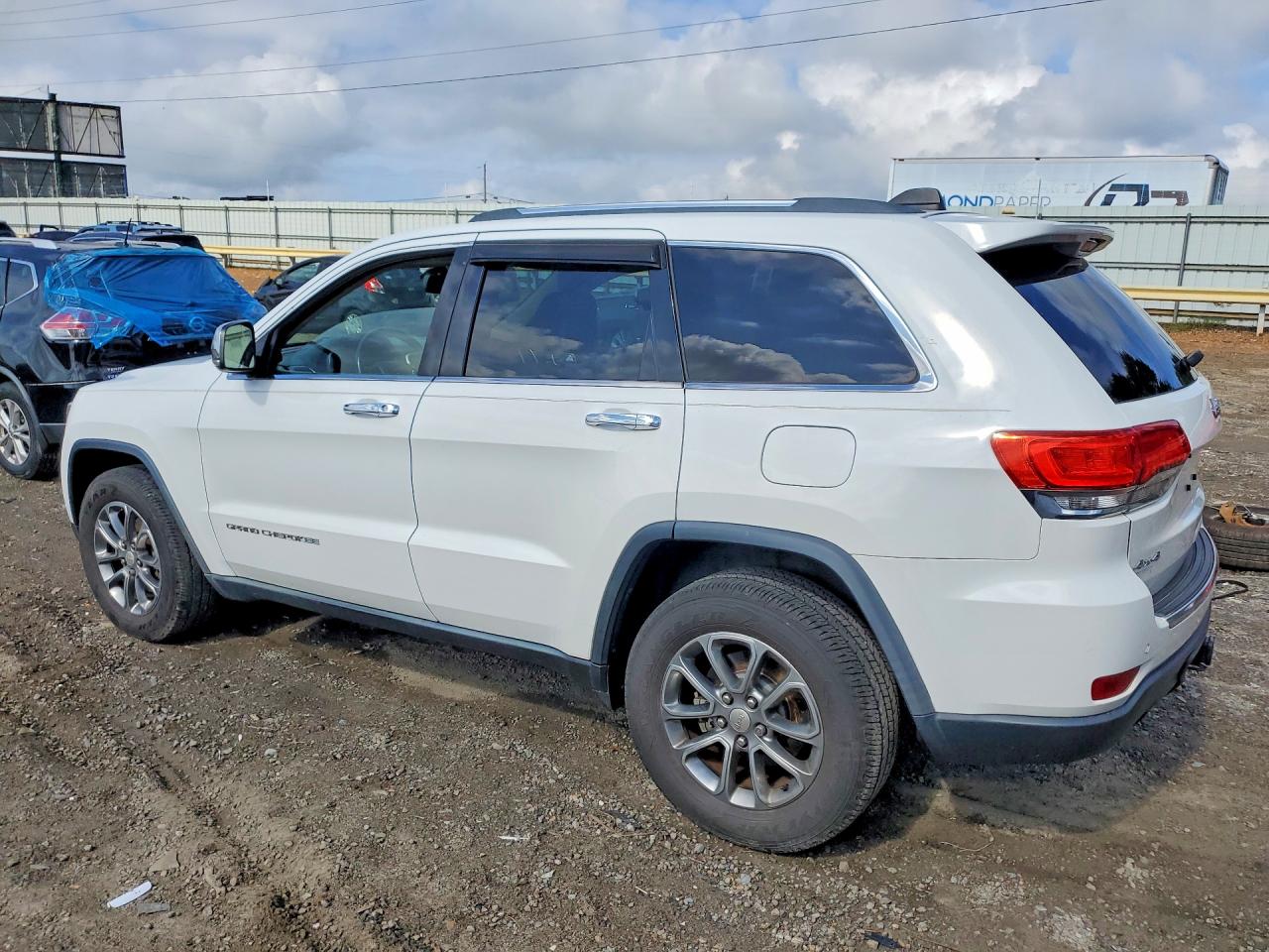 2014 Jeep Grand Cherokee Limited White vin: 1C4RJFBG2EC293763