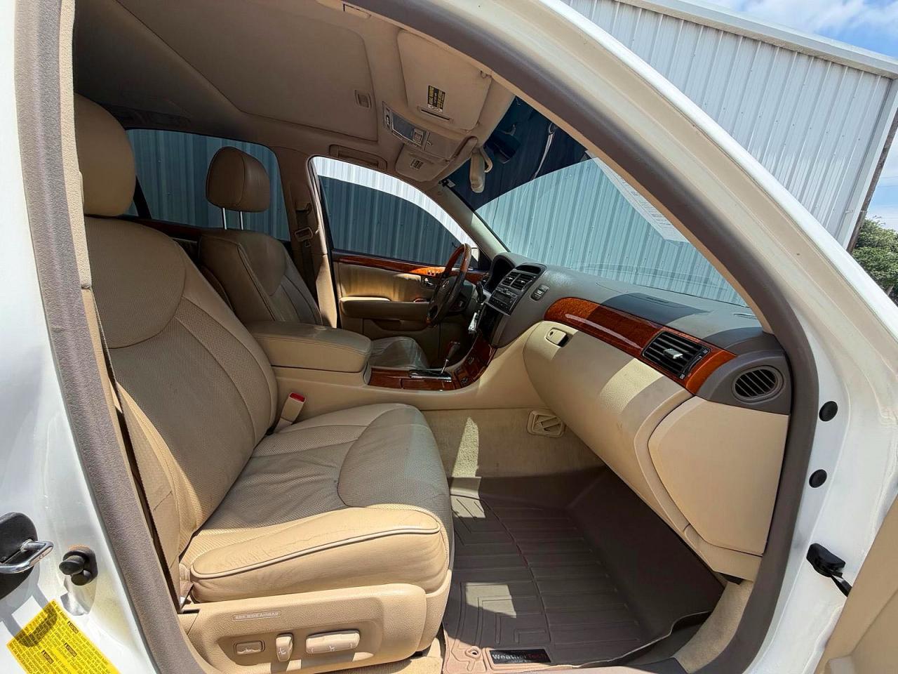 2006 Lexus Ls 430 White vin: JTHBN36F865030378
