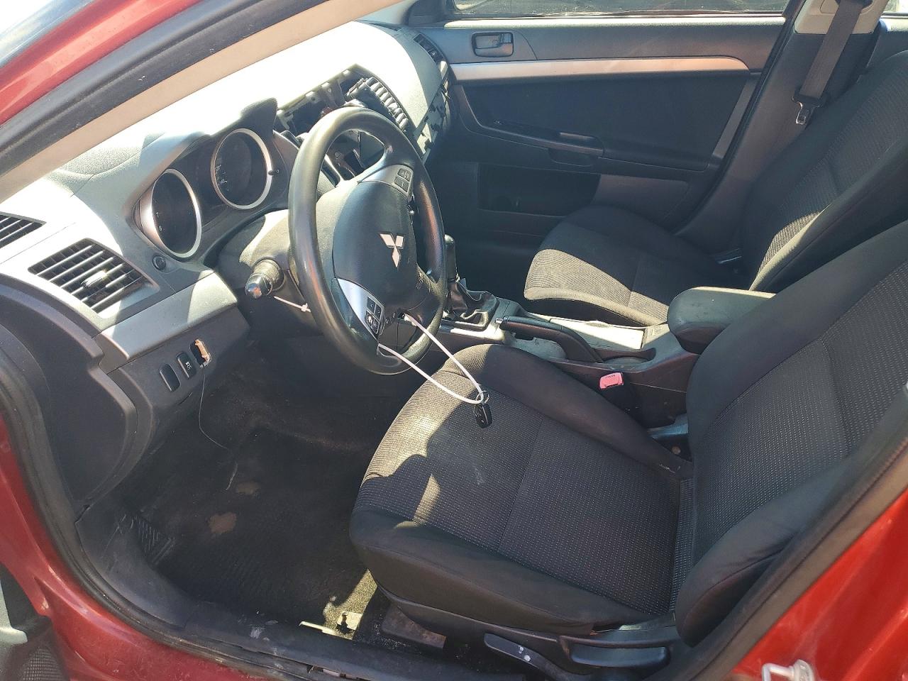 2011 Mitsubishi Lancer Es/es Sport Red vin: JA32U2FU3BU025729