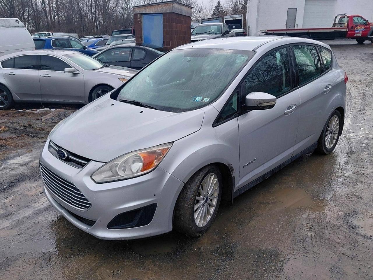 2014 Ford C-max Se Серебряный vin: 1FADP5AU1EL509263