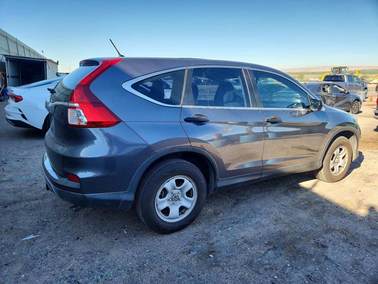 2015 Honda Cr-v Lx Gray vin: 2HKRM3H33FH510317