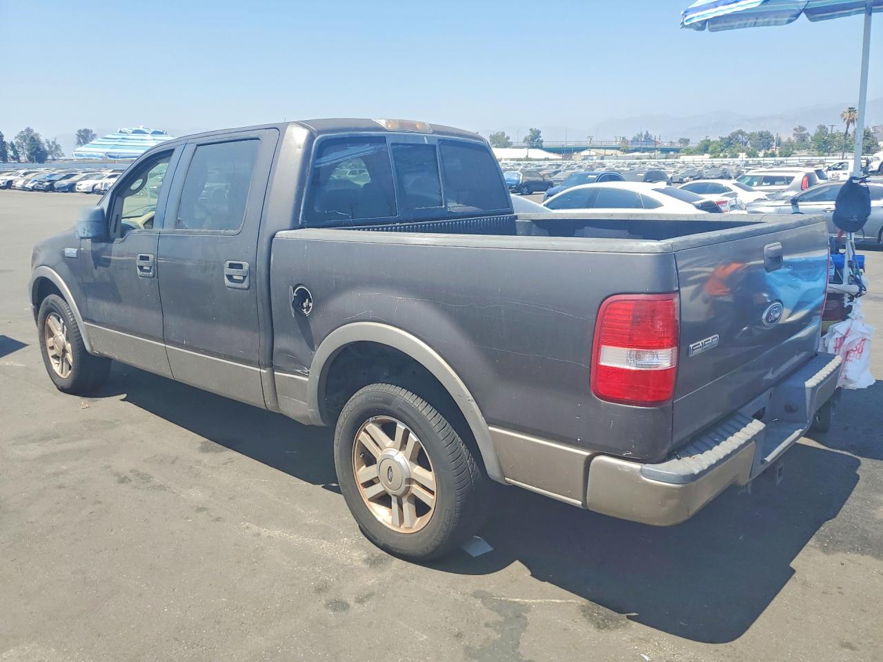 2005 Ford F150 Supercrew Gray vin: 1FTPW12555KC34089