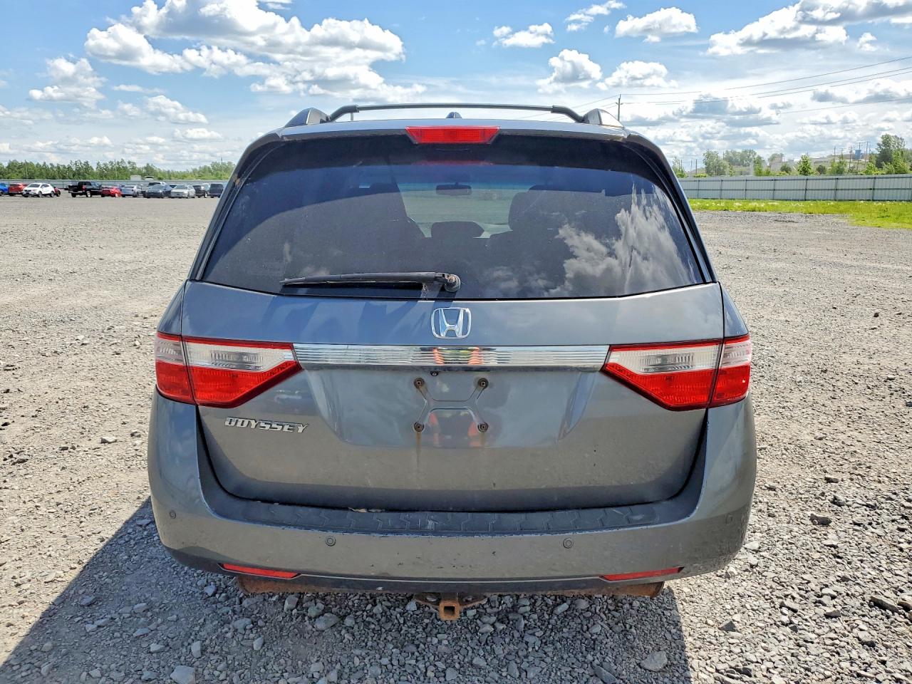 2011 Honda Odyssey Exl Gray vin: 5FNRL5H69BB510677
