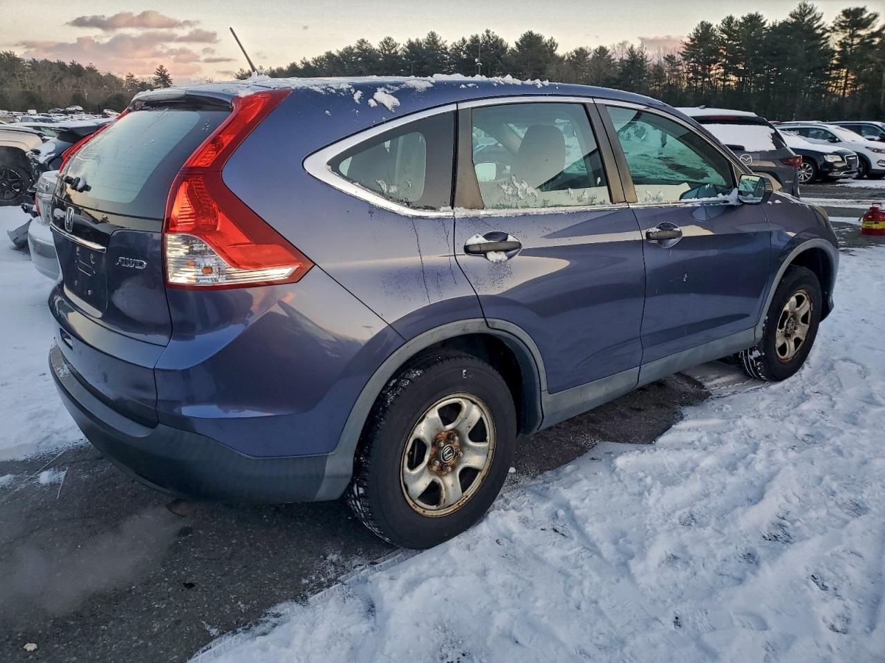 2012 Honda Cr-v Lx Синий vin: 5J6RM4H37CL074188