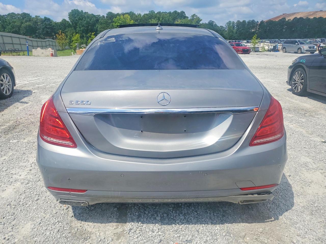 2015 Mercedes-benz S 550 4matic Silver vin: WDDUG8FB4FA118016