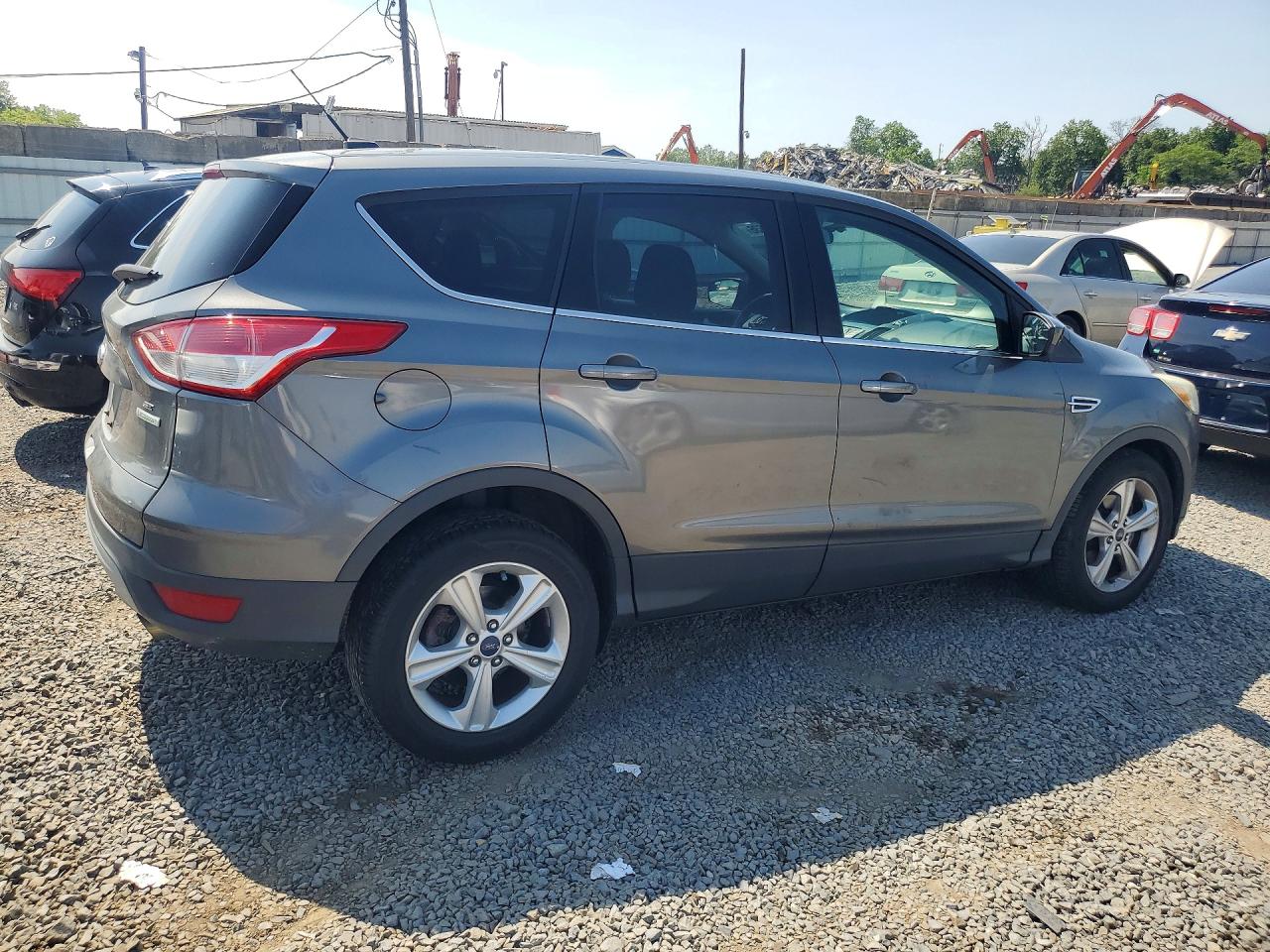 2014 Ford Escape Se Gray vin: 1FMCU0GX0EUC48474