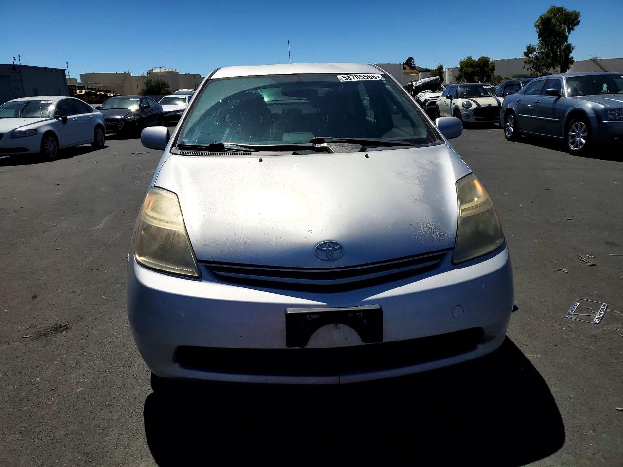 2008 Toyota Prius Base Silver vin: JTDKB20U083354841