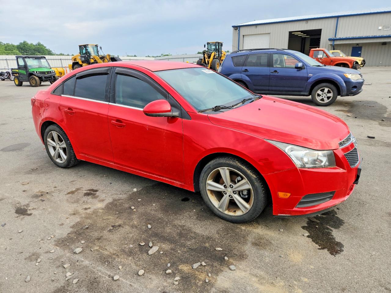 2014 Chevrolet Cruze Lt Red vin: 1G1PE5SB2E7312016