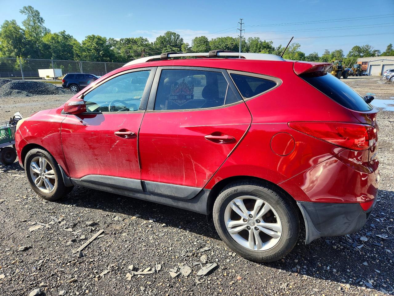 2012 Hyundai Tucson Gls Burgundy vin: KM8JU3AC5CU513434