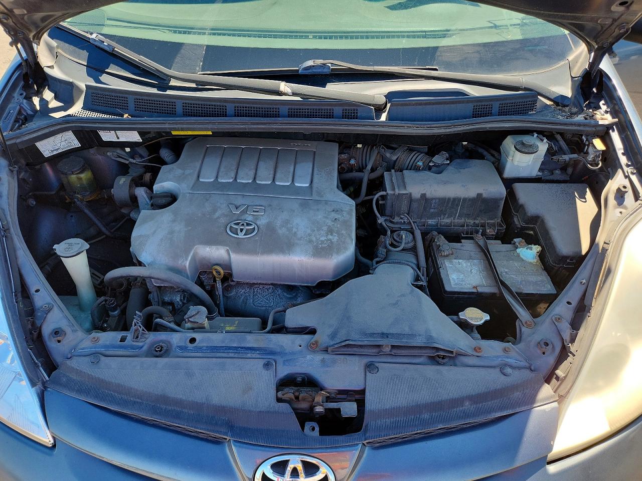 2009 Toyota Sienna Ce 7-passenger Синий vin: 5TDZK23C99S229273