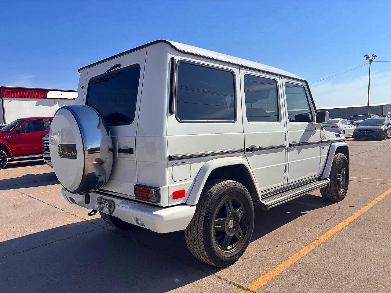 2002 Mercedes-benz G 500 White vin: WDCYR49E72X133230