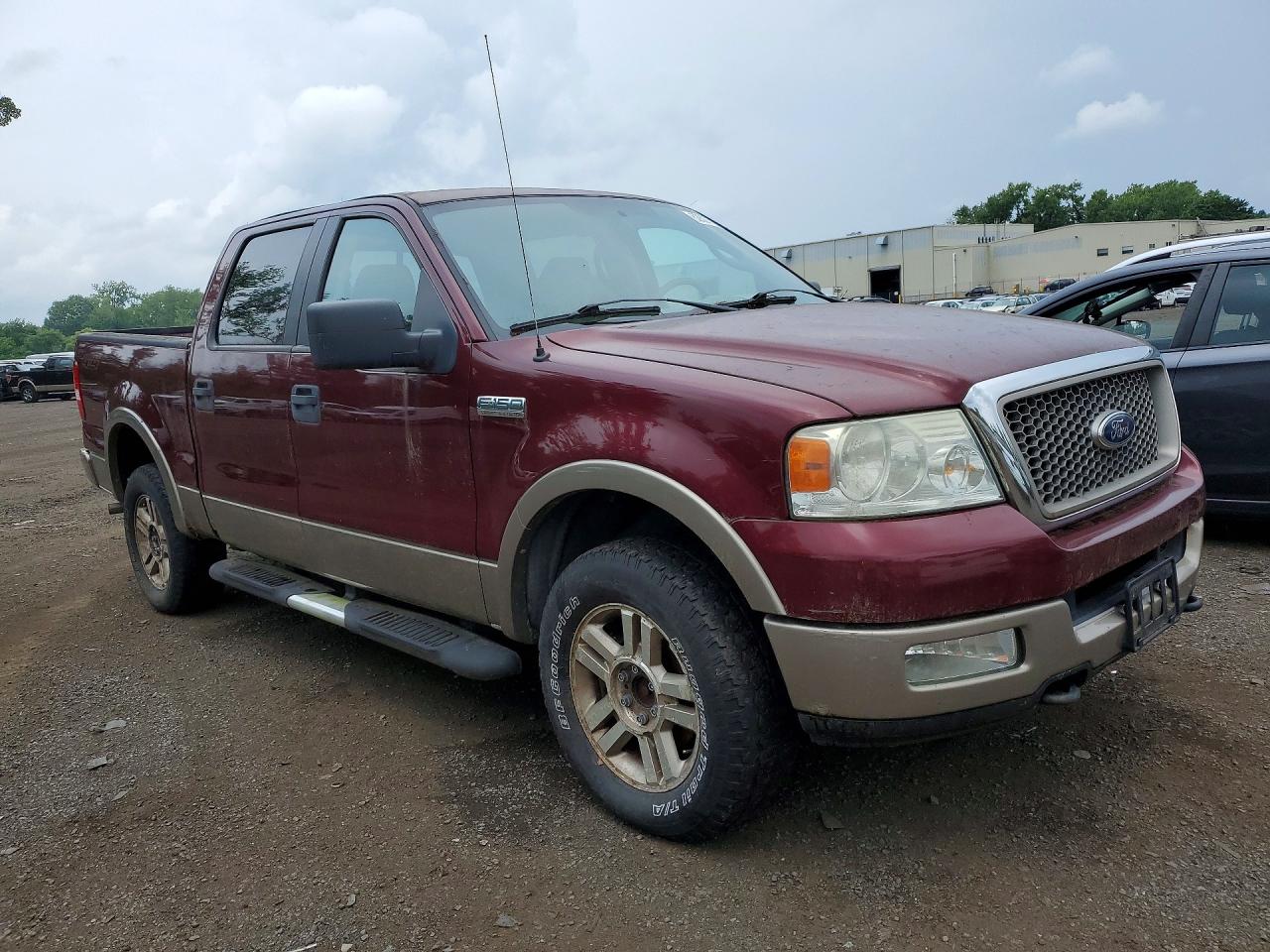 2005 Ford F150 Supercrew Burgundy vin: 1FTPW14535FA87891