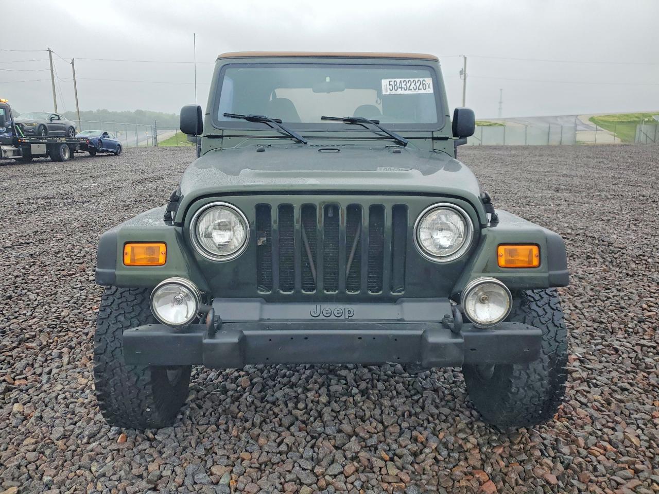1998 Jeep Wrangler / Tj Sport Green vin: 1J4FY19S9WP786680
