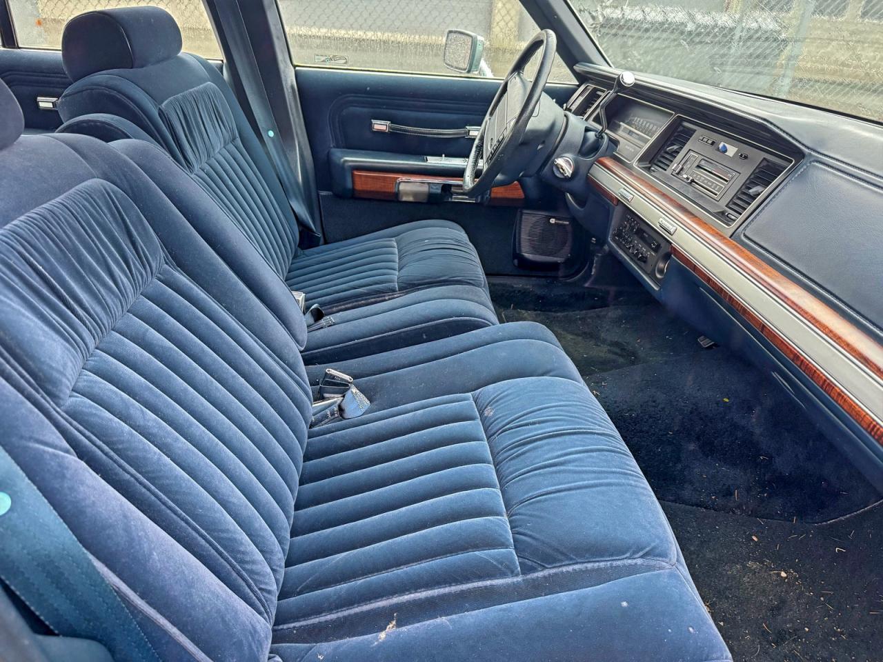 1991 Ford Crown Victoria Lx Blue vin: 2FACP74F3MX114331