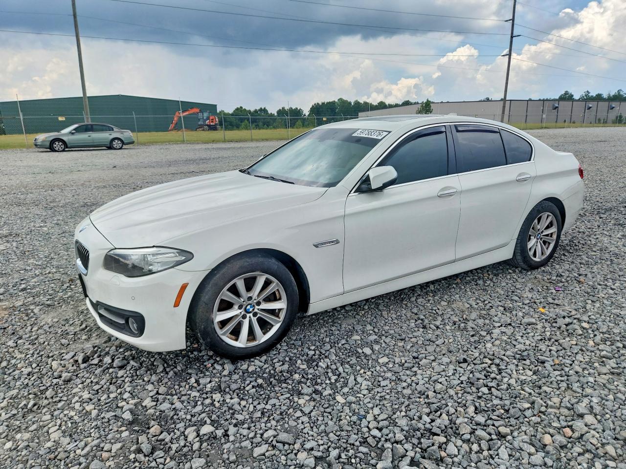2015 Bmw 528 Xi White vin: WBA5A7C51FD628618