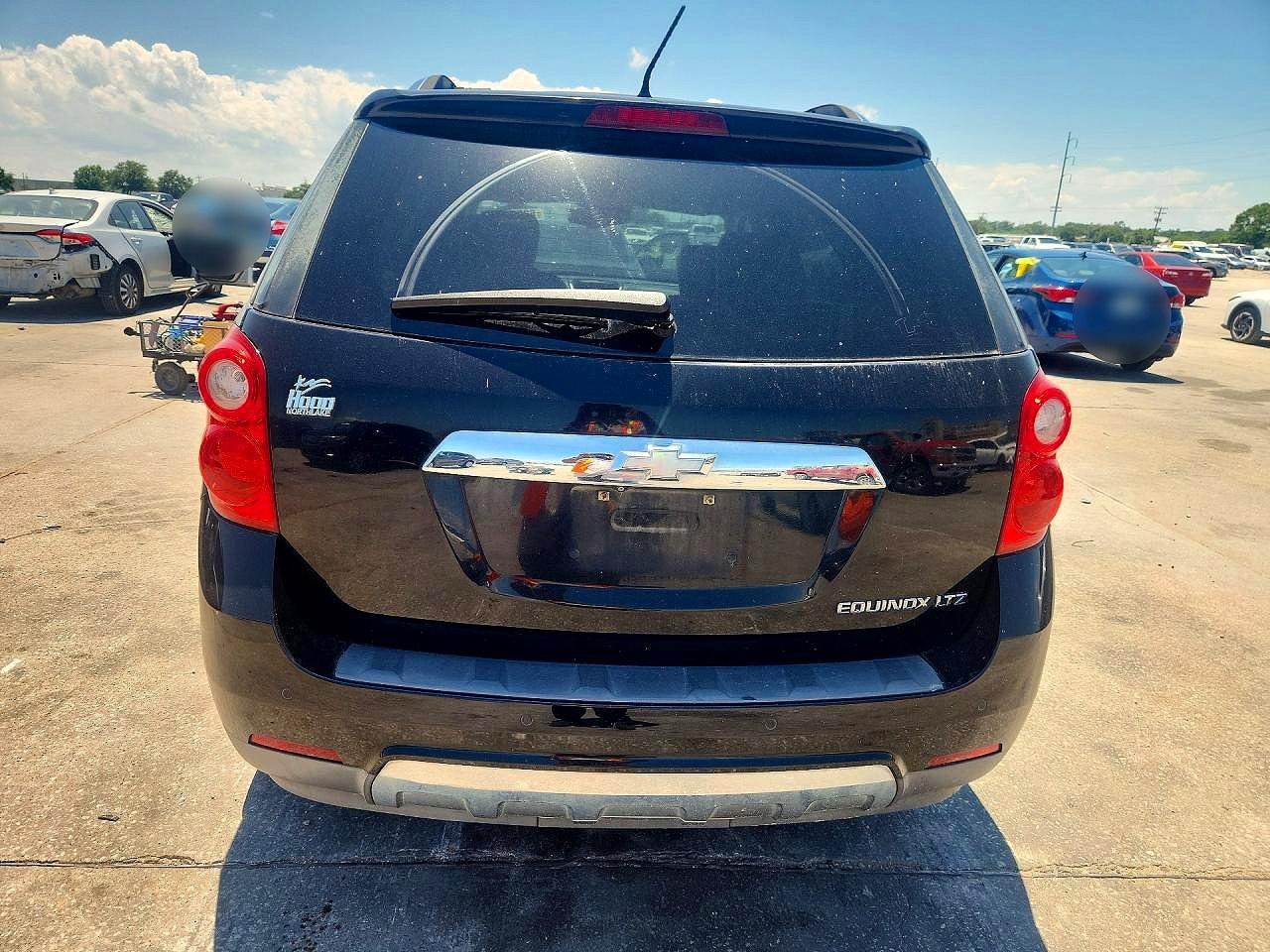 2013 Chevrolet Equinox Ltz Black vin: 2GNALFEK4D6239502