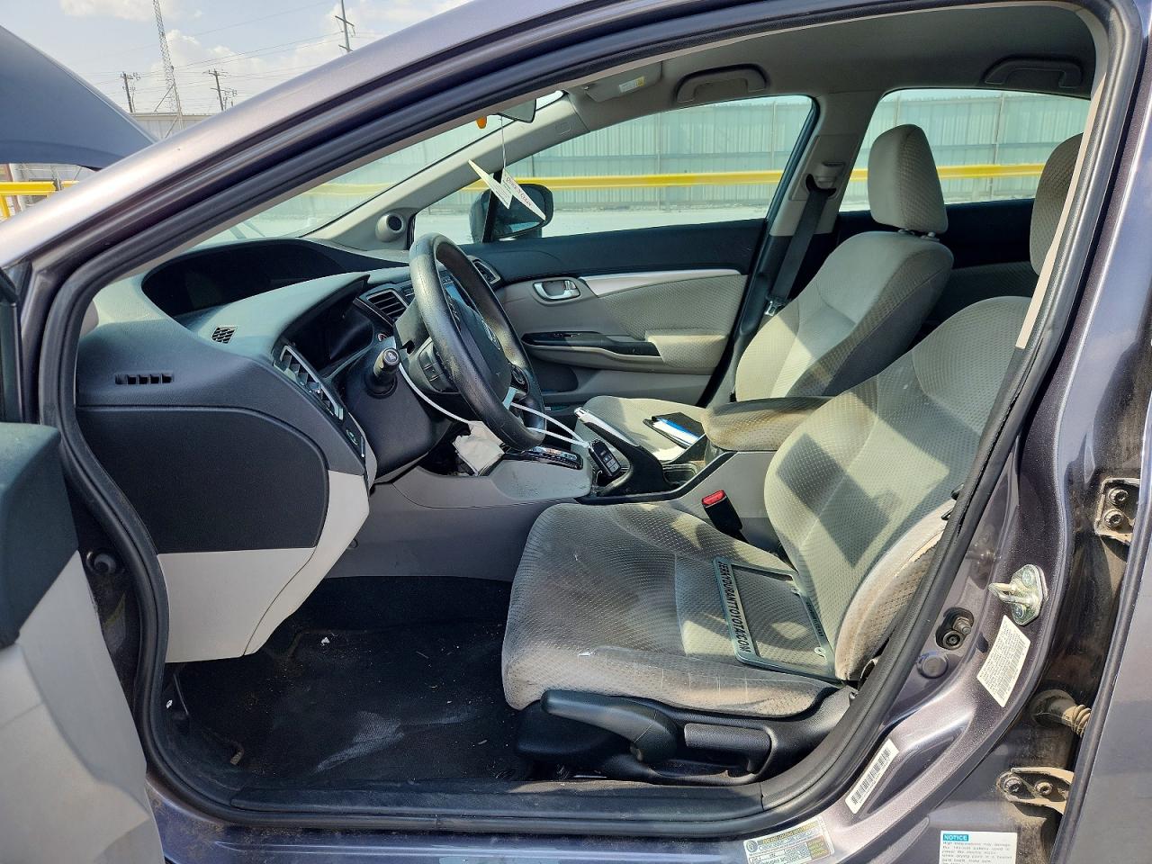 2015 Honda Civic Hybrid Gray vin: 19XFB4F23FE001390