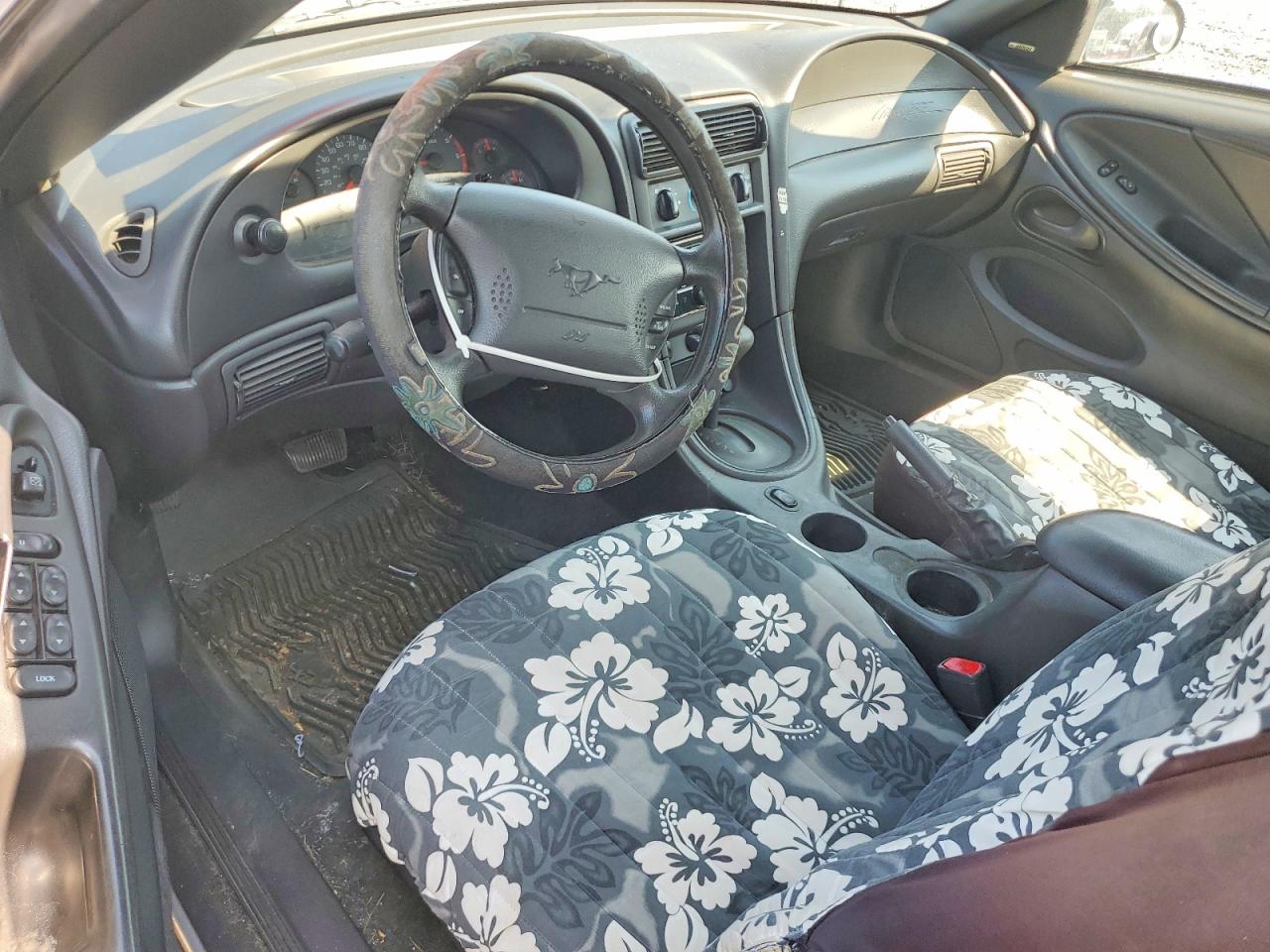 2001 Ford Mustang Silver vin: 1FAFP44491F194784