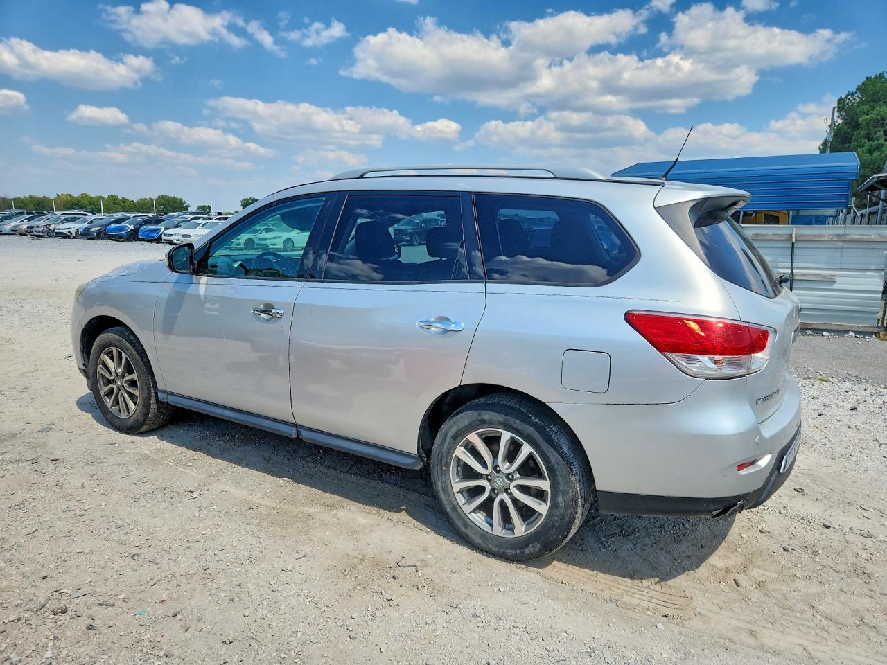 2013 Nissan Pathfinder S Silver vin: 5N1AR2MM6DC631564