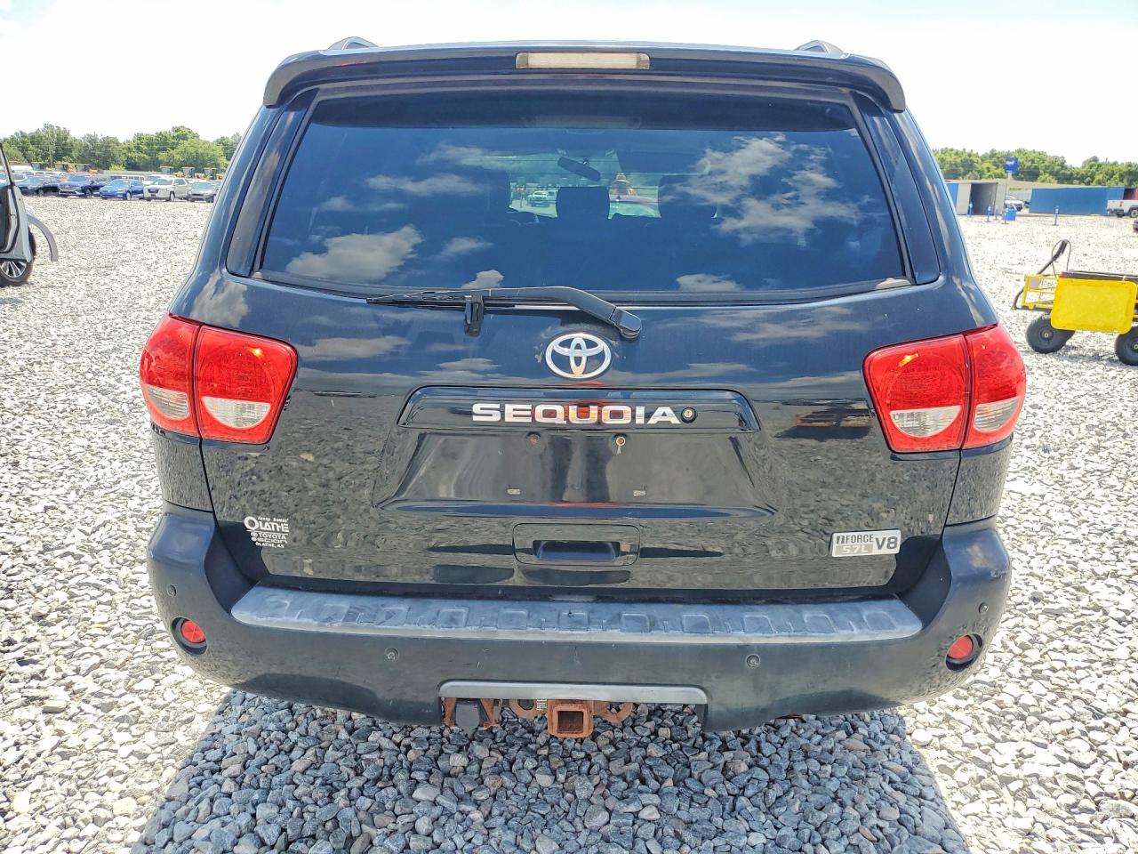 2008 Toyota Sequoia Sr5 Black vin: 5TDBY64A78S020388
