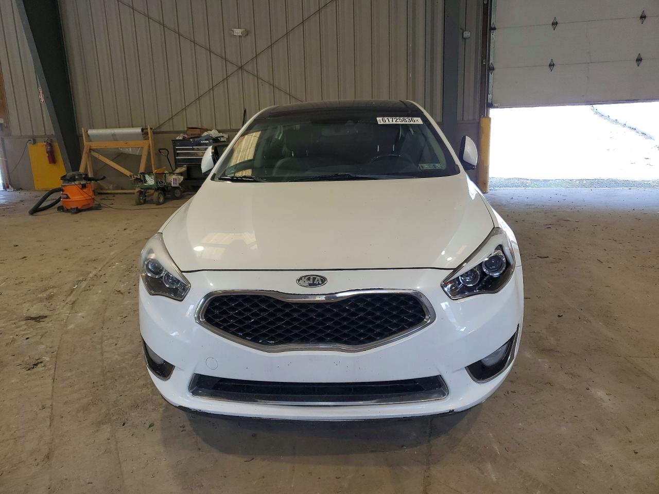 2014 Kia Cadenza Limited Белый vin: KNALN4D77E5167167