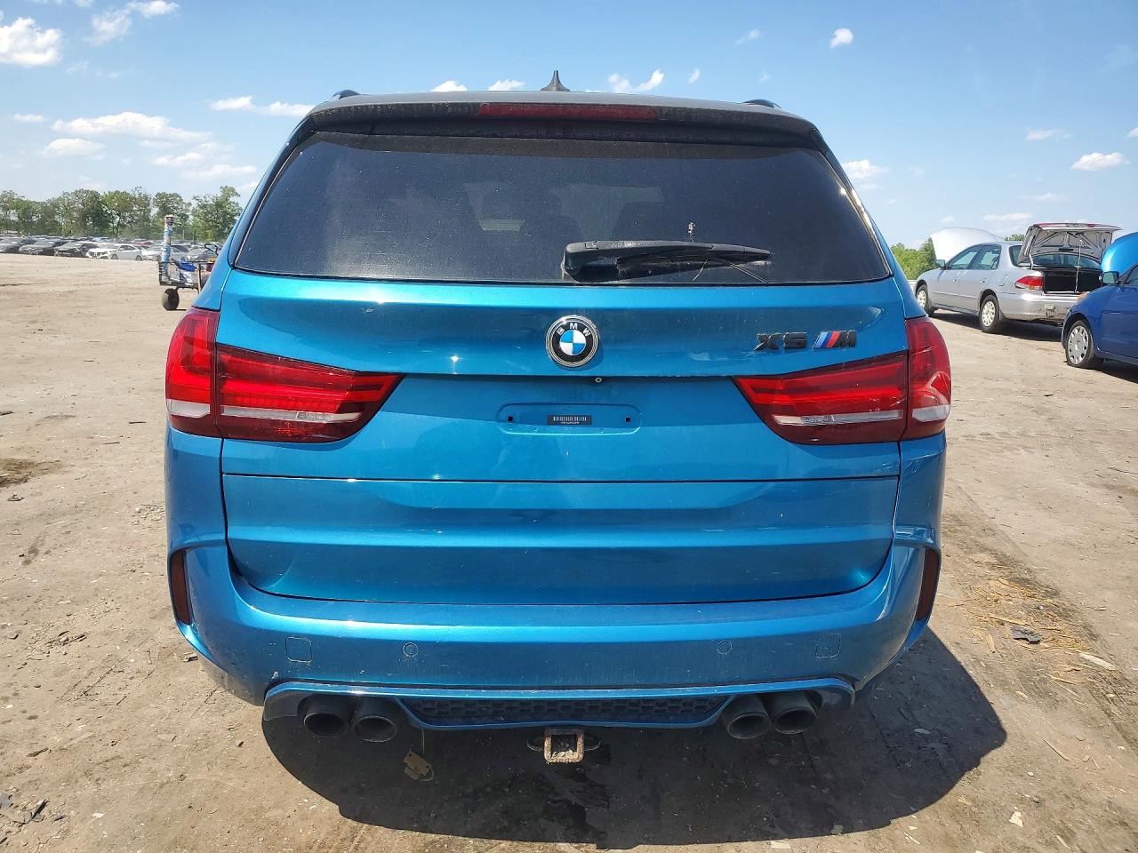 2015 Bmw X5 M Blue vin: 5YMKT6C56F0C89401