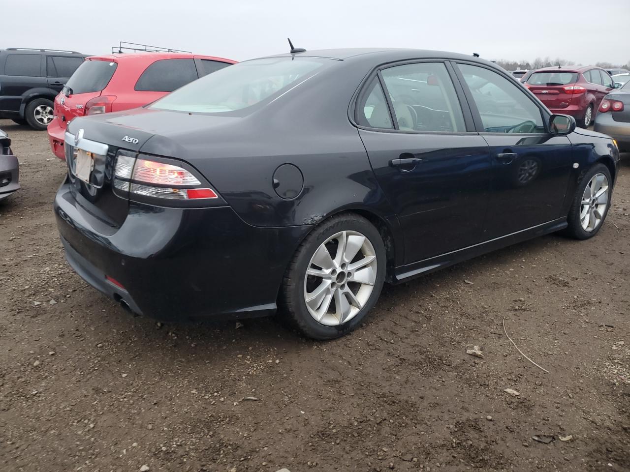 2010 Saab 9-3 Aero Black vin: YS3FC4CY4A1608389