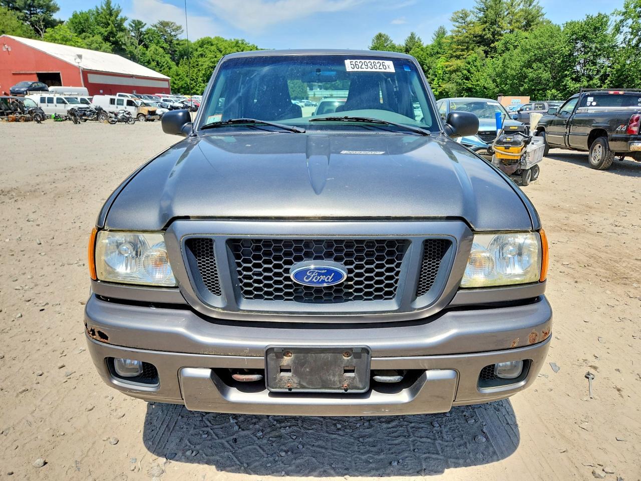 2005 Ford Ranger Super Cab Gray vin: 1FTZR45E85PA16907