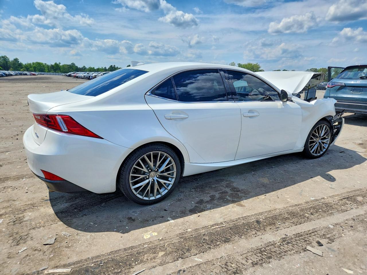 2014 Lexus Is 250 White vin: JTHCF1D22E5015234
