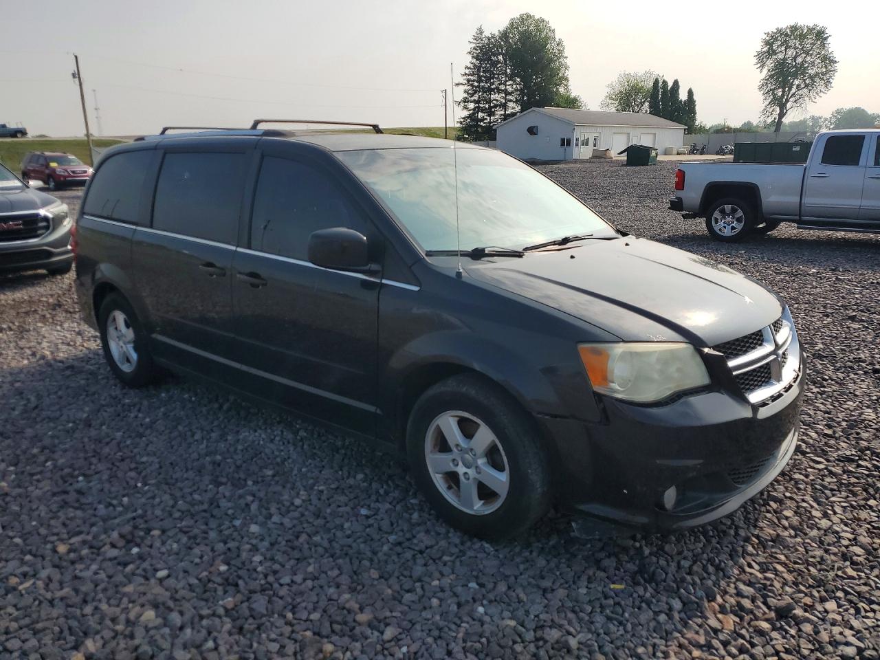 2011 Dodge Grand Caravan Crew Черный vin: 2D4RN5DG5BR693074