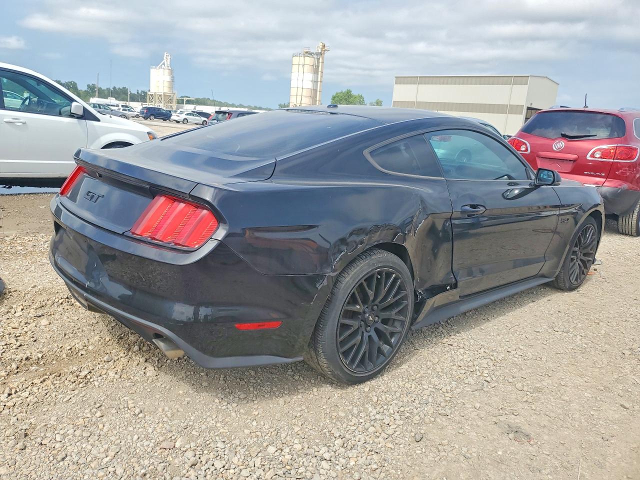 2016 Ford Mustang Gt Black vin: 1FA6P8CF9G5237349