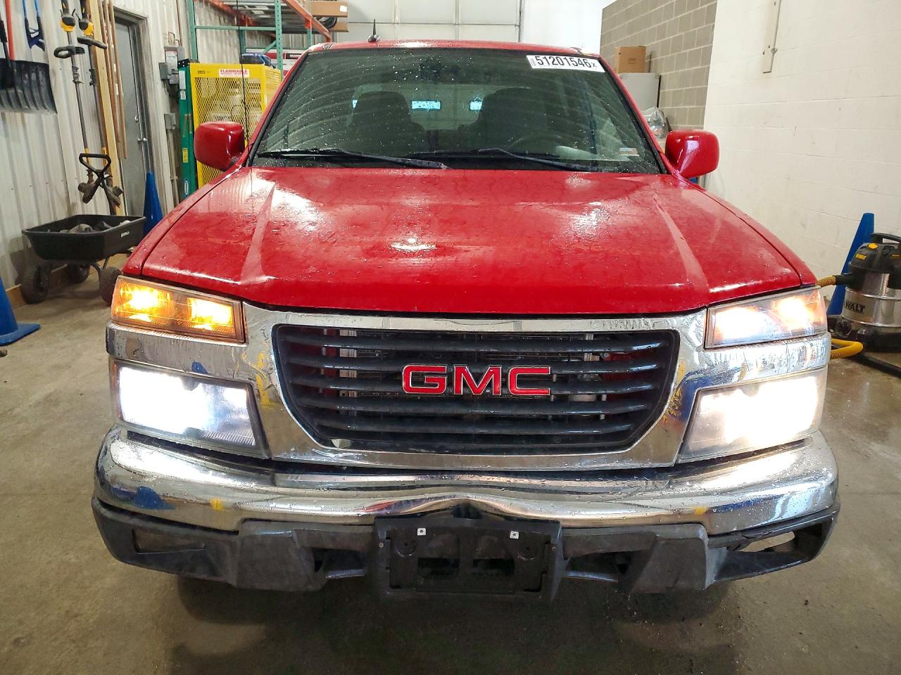 2011 Gmc Canyon Sle Red vin: 1GTD5MF92B8100055