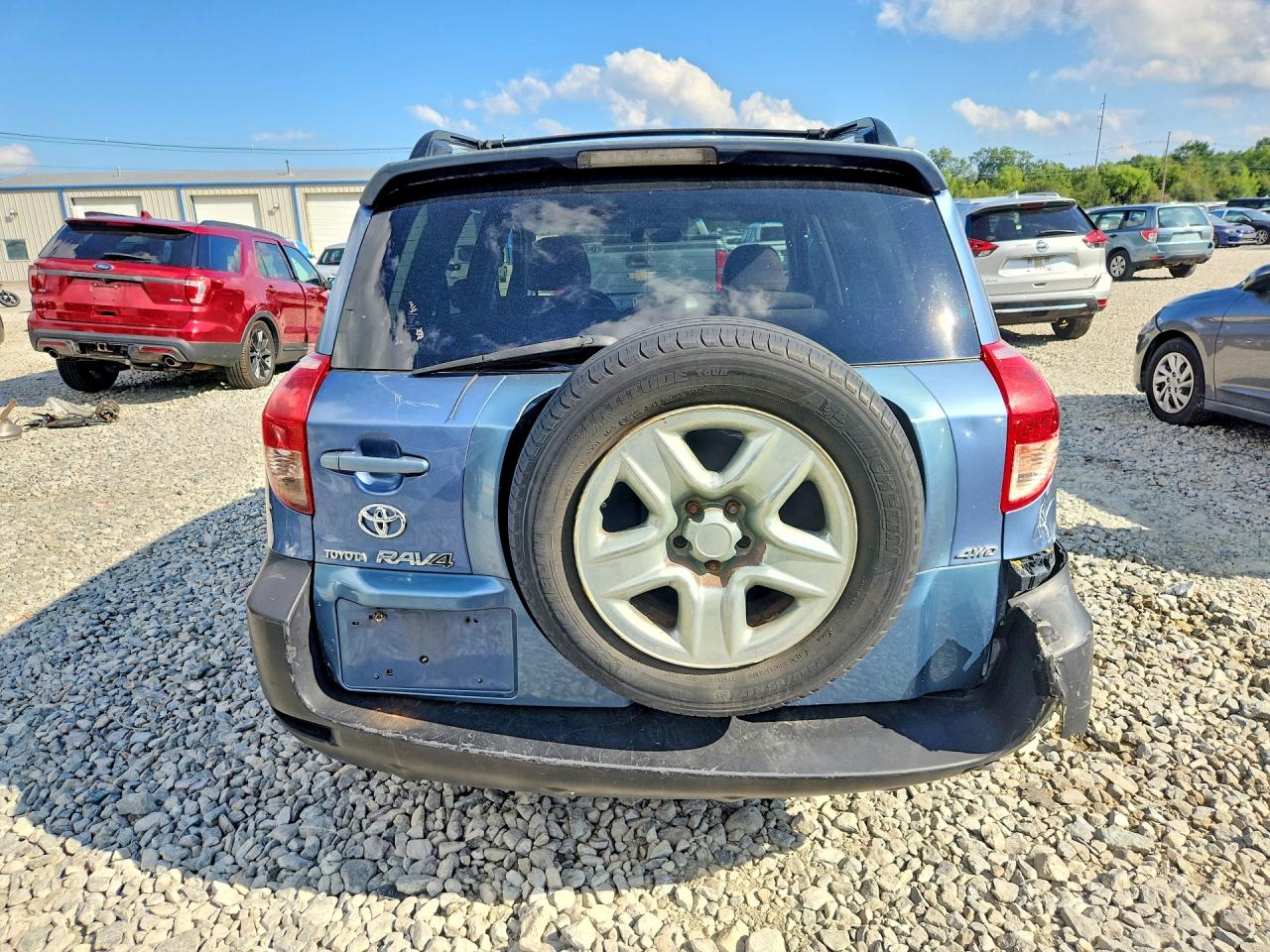2008 Toyota Rav4 Base Blue vin: JTMBD33V986074466