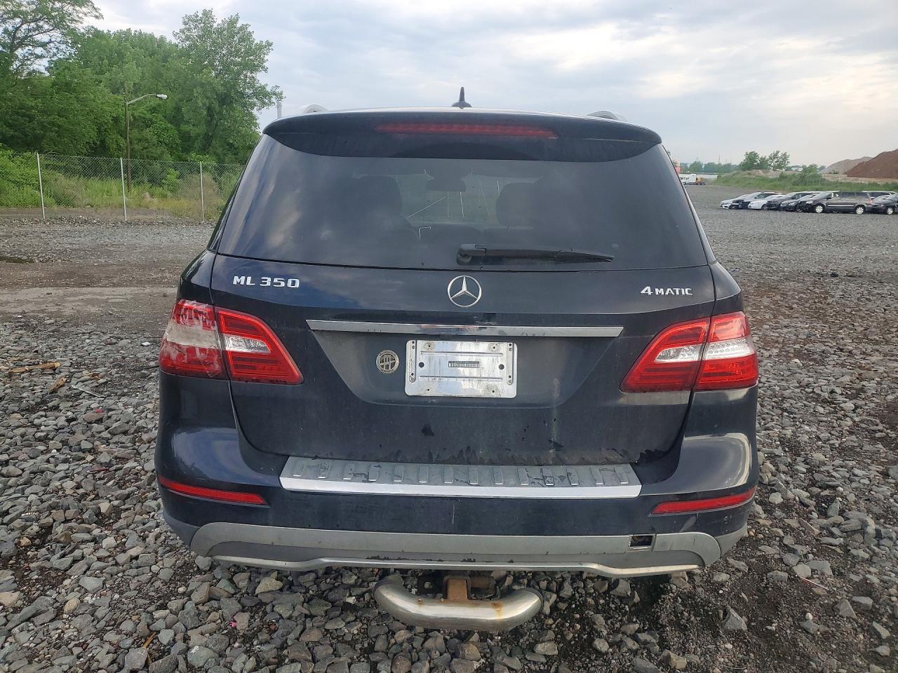 2013 Mercedes-benz Ml 350 4matic Черный vin: 4JGDA5HB6DA175916