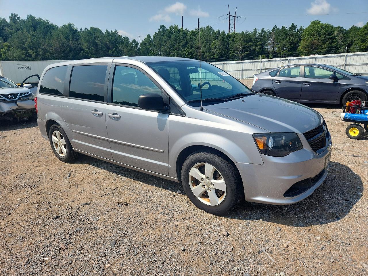 2015 Dodge Grand Caravan Se Silver vin: 2C4RDGBG5FR581718