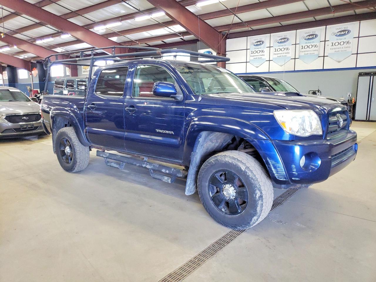 2008 Toyota Tacoma Double Cab Blue vin: 5TELU42N38Z519203
