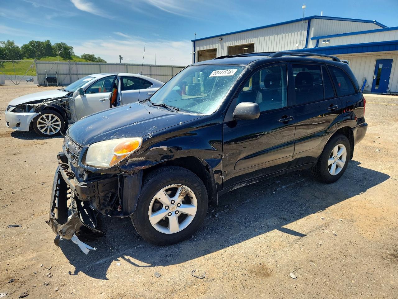 2004 Toyota Rav4 Base Black vin: JTEGD20V240010105