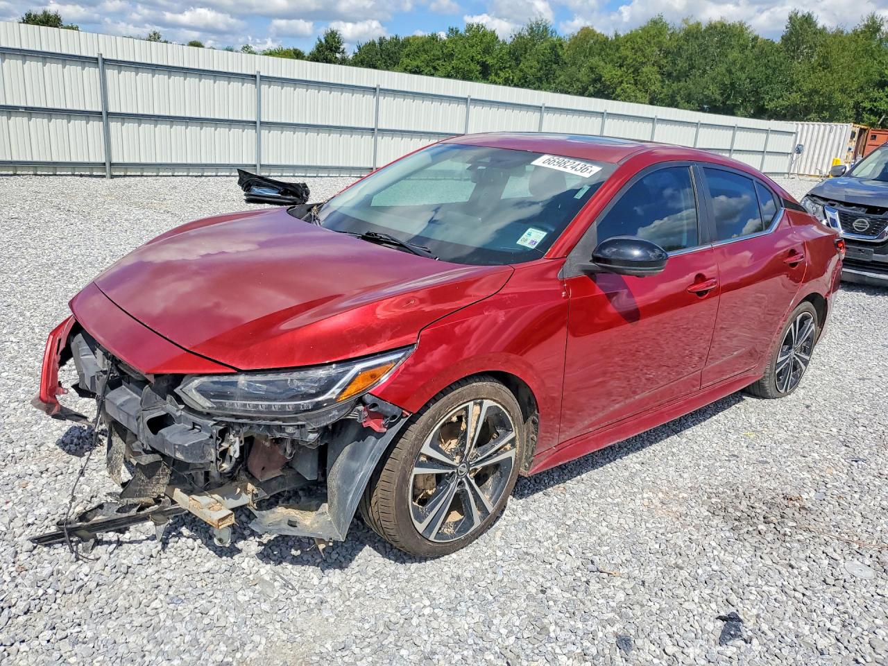 2021 Nissan Sentra Sr Red vin: 3N1AB8DV9MY307880