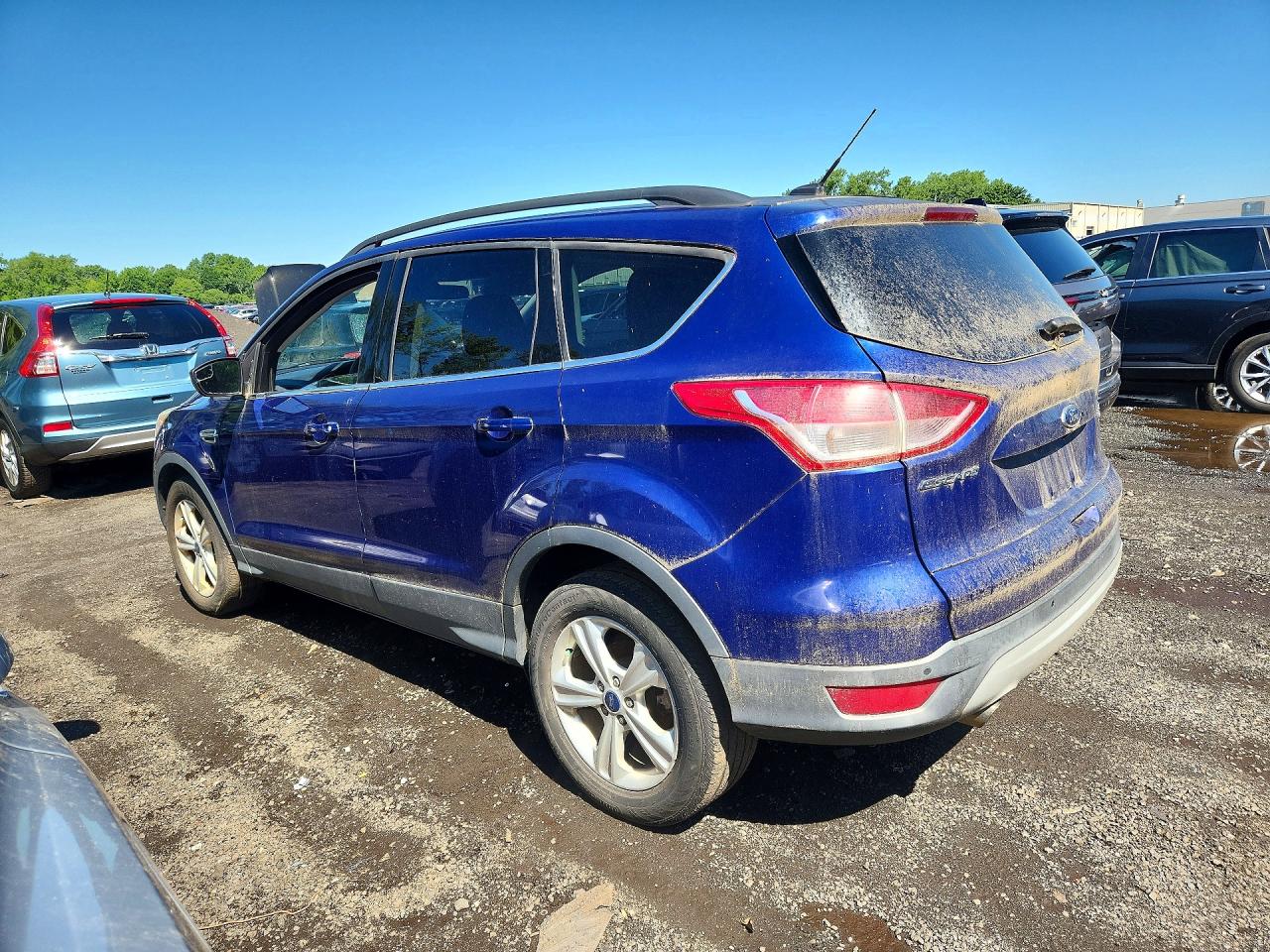 2014 Ford Escape Se Blue vin: 1FMCU9G97EUD98054