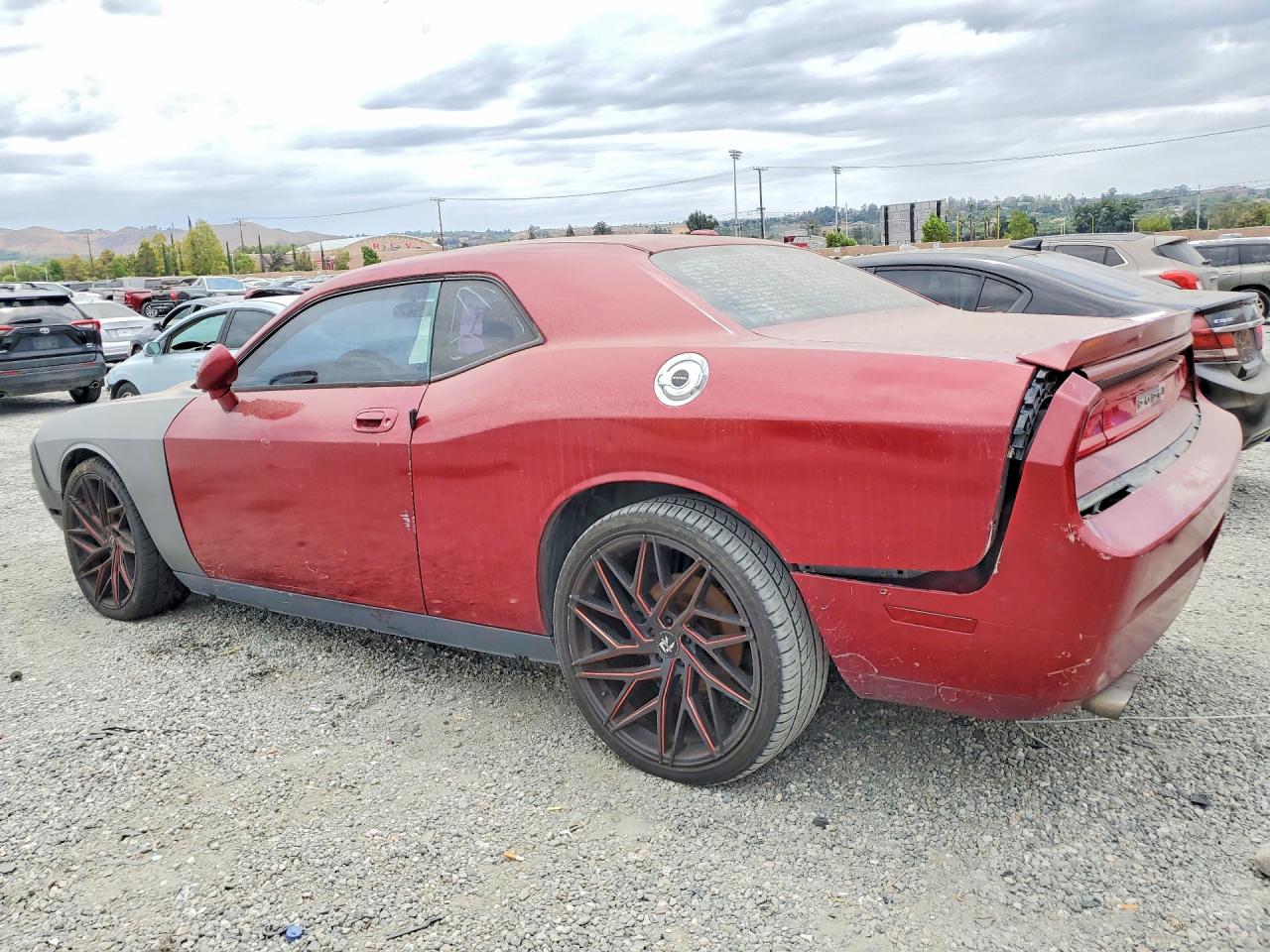 2009 Dodge Challenger Se Burgundy vin: 2B3LJ44V79H508869