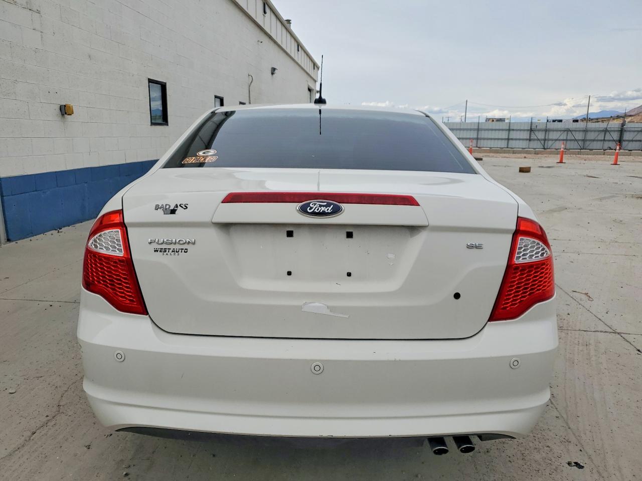 2012 Ford Fusion Se White vin: 3FAHP0HA5CR415837