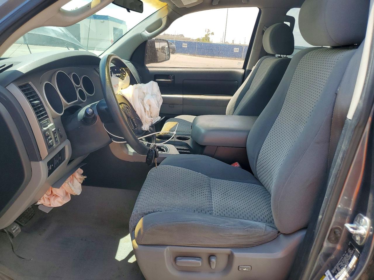 2010 Toyota Tundra Double Cab Sr5 Gray vin: 5TFRM5F18AX001544