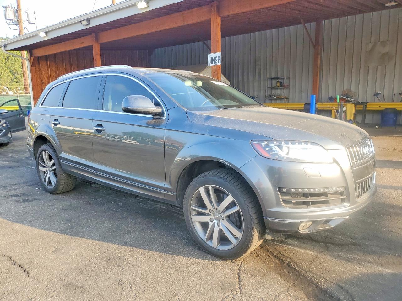 2012 Audi Q7 Premium Plus Gray vin: WA1LGAFE0CD010018