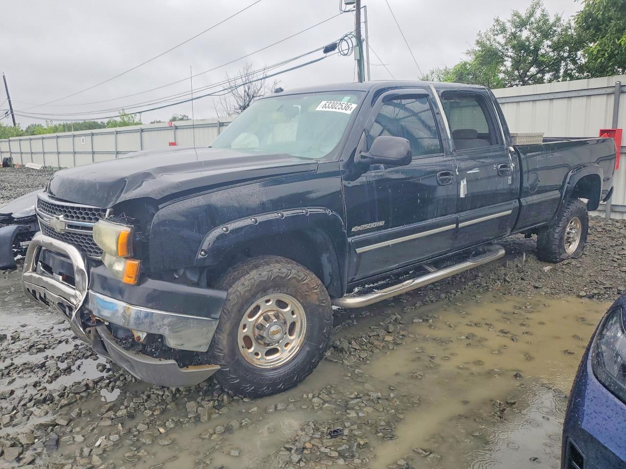 2005 Chevrolet Silverado K2500 Heavy Duty Black vin: 1GCHK23U85F898438